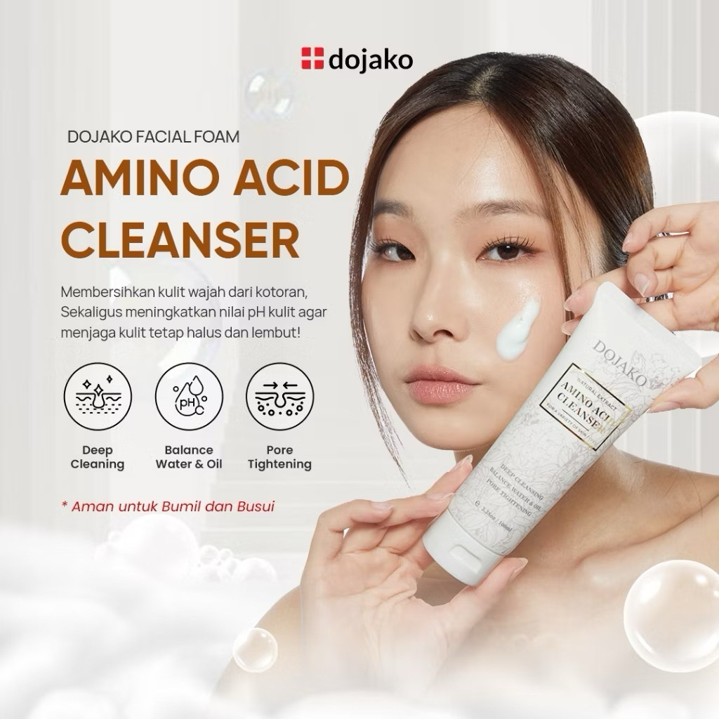 FACIAL FOAM SABUN CUCI WAJAH DOJAKO SKINCARE - dojako.id