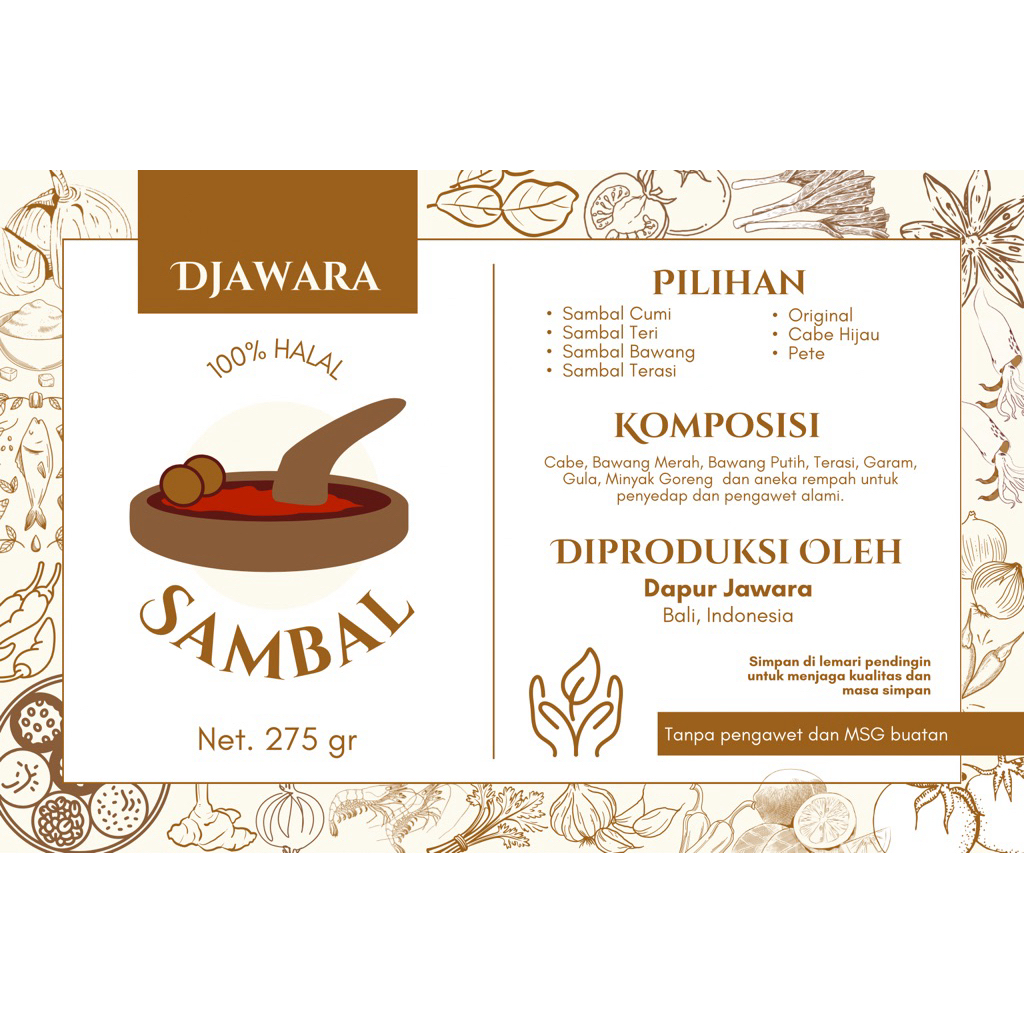 

SAMBAL CUMI JAWARA 275 gr