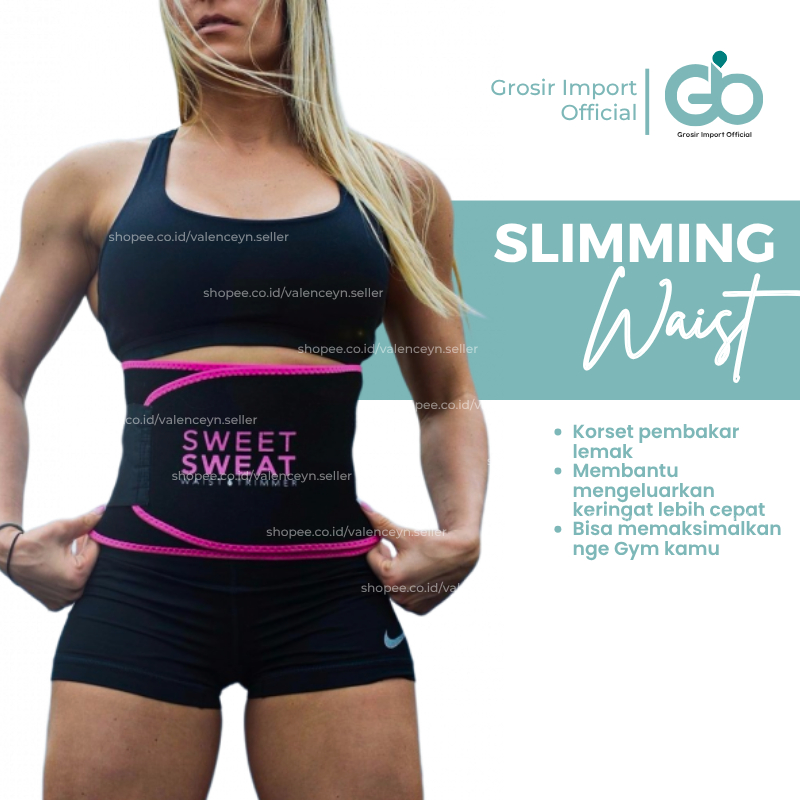 Korset Perut Olahraga Volly Gym Fitness Pelangsing Pengecil Perut Buncit Pria Wanita Sweat Waist Sab