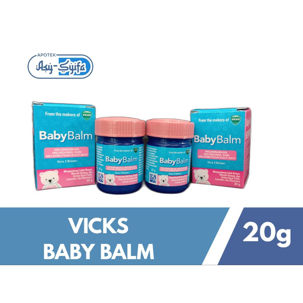 VICKS BABY BALM 20G - Vicks Vaporub baby balsam