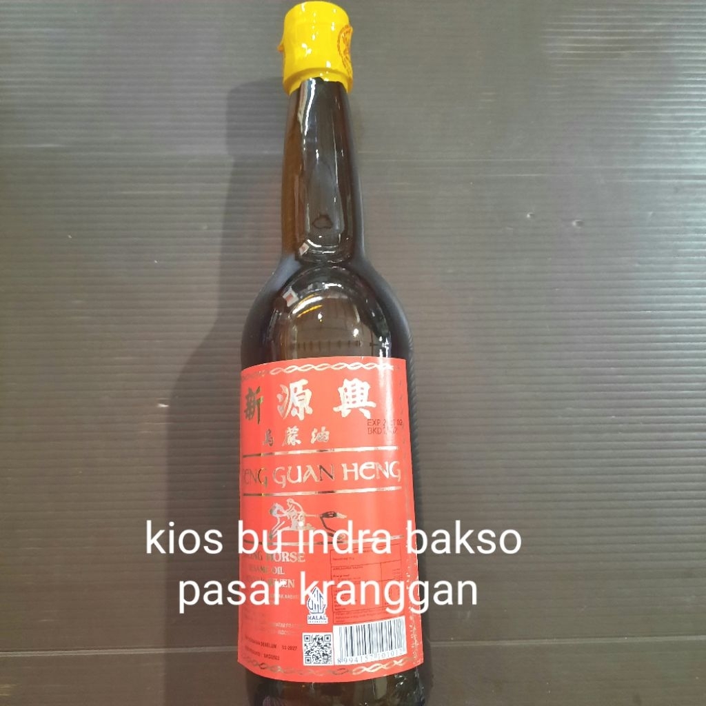

minyak wijen seng guan heng 620 ml racing horse sesame oil