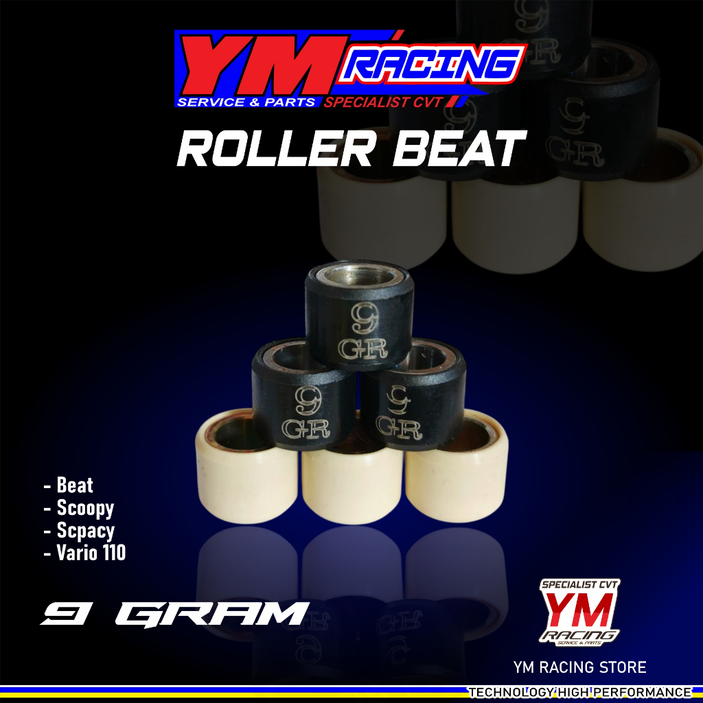 ROLLER BEAT FI 9 GRAM 1SET ISI 6BUTIR KZL / ROLLER 9 GRAM VARIO 110 KVB | ROLLER BEAT ESP 9G K44 ( R