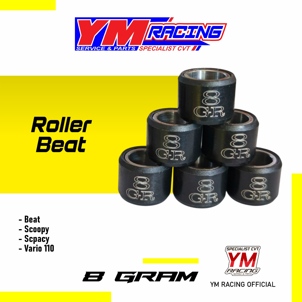 ROLLER BEAT FI 8 GRAM 1 SET ISI 6 BUTIR / ROLLER 8 GRAM BEAT ESP | ROLLER 8 G SCOOPY FI/ESP ( ROLLER