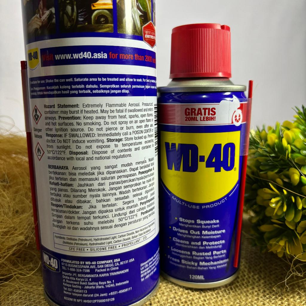 WD-40 – wd40 / wd-40 multi purpose spray smart strow 120ml 191ml 333ml 412ml (harga/pcs)
