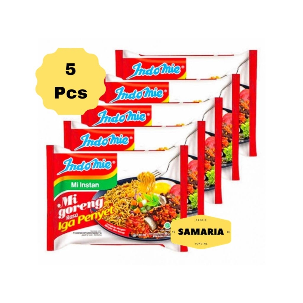

Paket 5 Pcs Indomie Mi Goreng Instant Rasa Iga Penyet