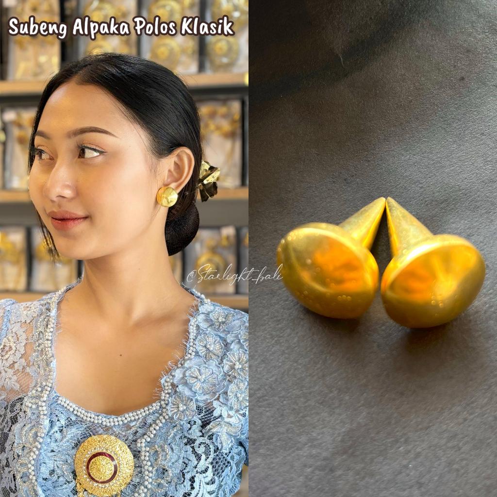 STARLIGHT BALI - Subeng Alpaka Polos Klasik / Kemong/ Subeng Kemong / Anting Kemong / Subeng Kopong 