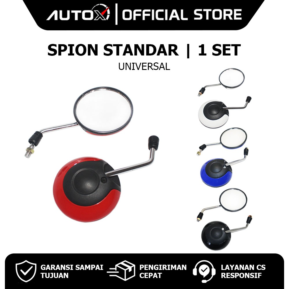 Spion Standar Vario 110 125 150 Techno, Beat FI ESP Pop Sporty Street, Scoopy Karbu, Mio S M3, Tiger