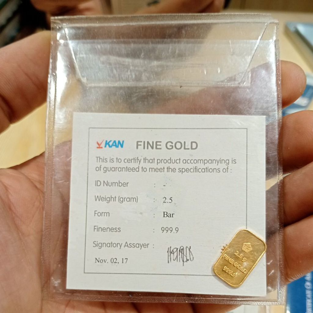 Antam retro berat 2,5gram