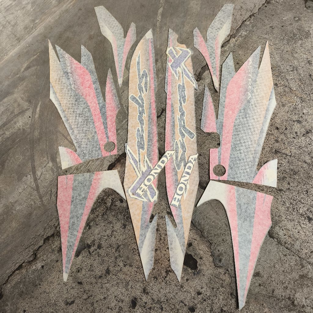 stiker striping Supra x 100  original