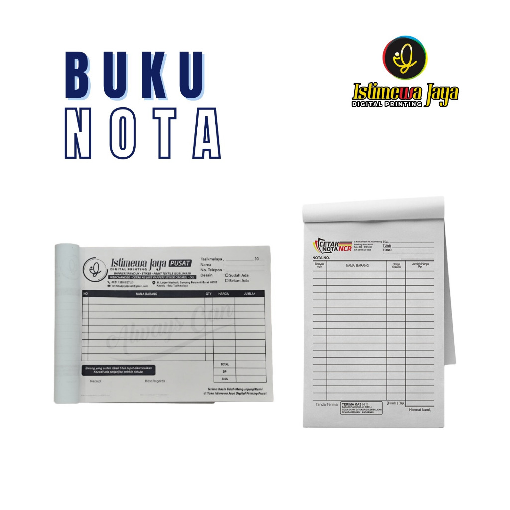 

ISTIMEWA DIGITAL PRINTING - Buku Nota