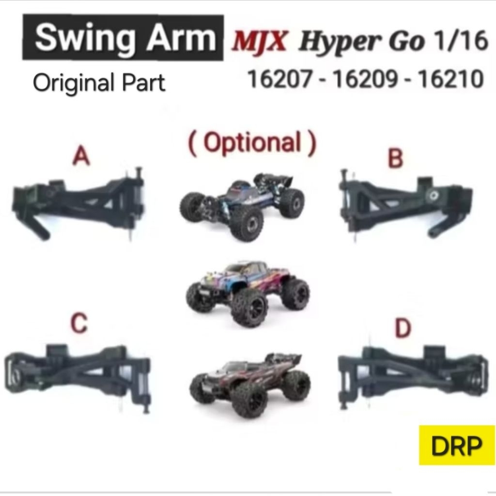 DRP Swing Arm MJX Hyper Go 16207 16209 16210 Original Part