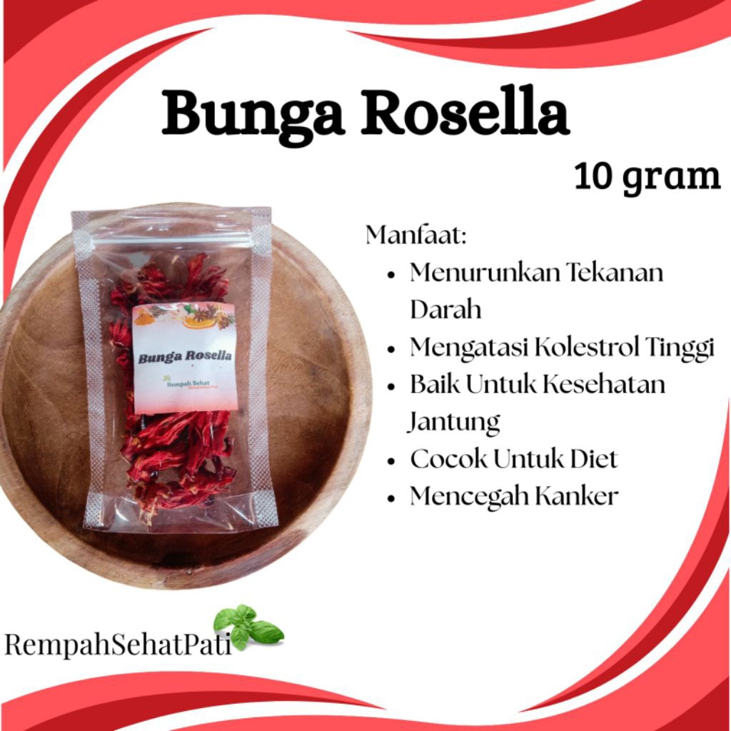 

Bunga Rosella Kering 10Gram// Bunga Rosella Merah// Herbal Tradisional
