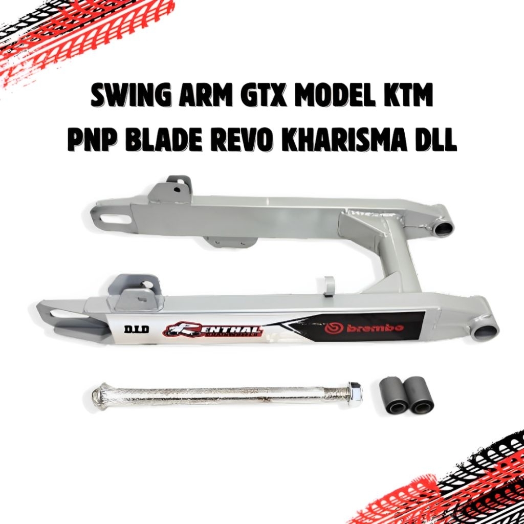 Swing Arm Replika KTM GTX RBT pnp Blade Revo Supra Karisma Smash Shogun Jupiter gtx rbt