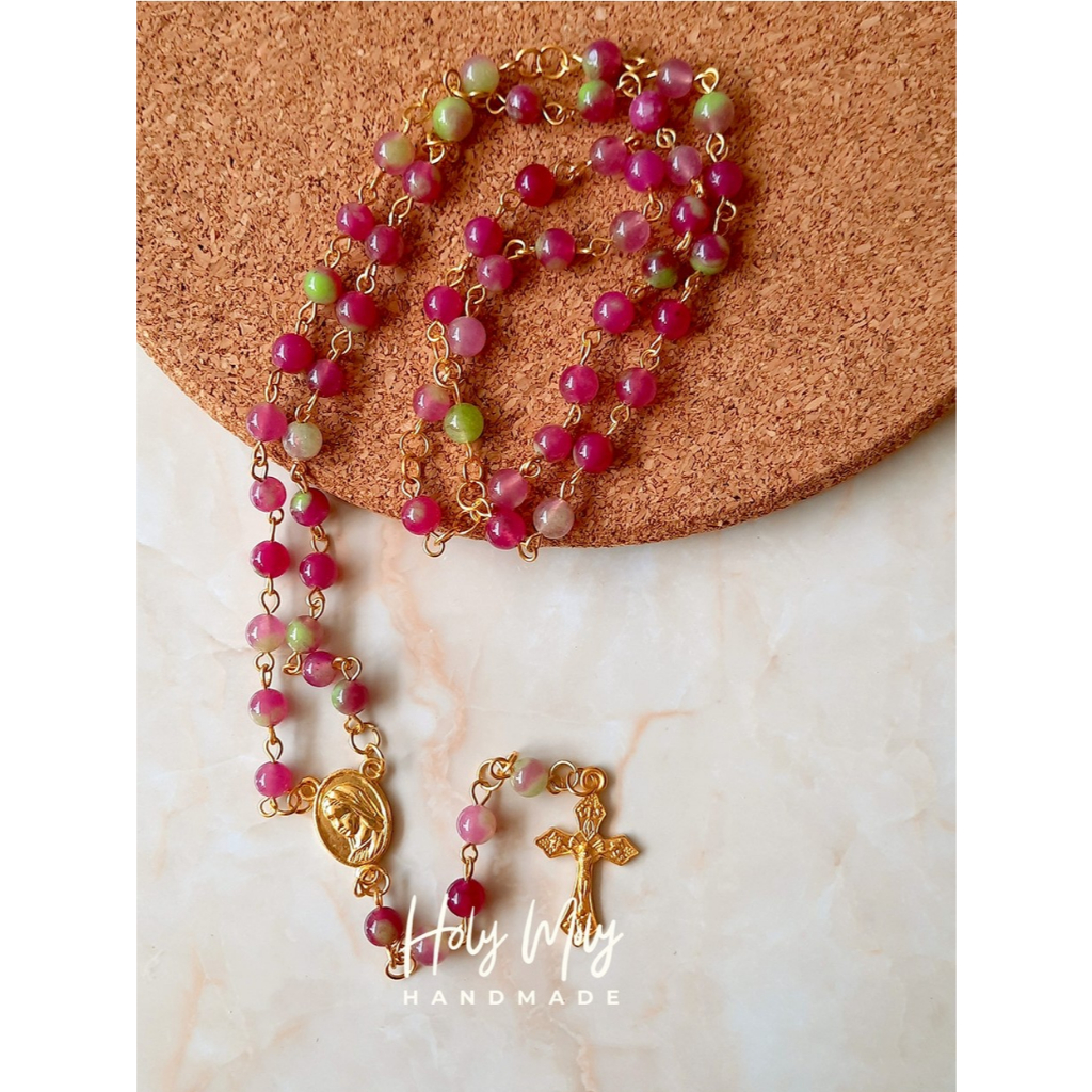 Rosario Handmade Batu Alam Watermelon Tourmaline