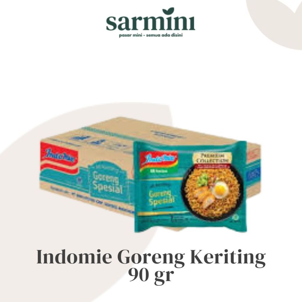 

Indomie Goreng Keriting Special 90gr 1 Dus isi 20