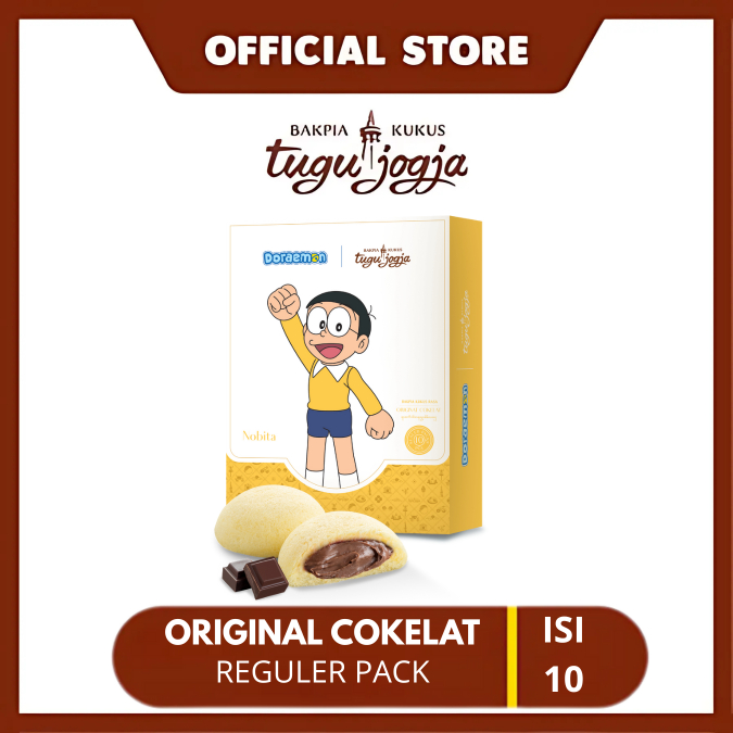 

Bakpia Kukus Tugu Jogja Original Cokelat- Reguler Pack (Nobita)