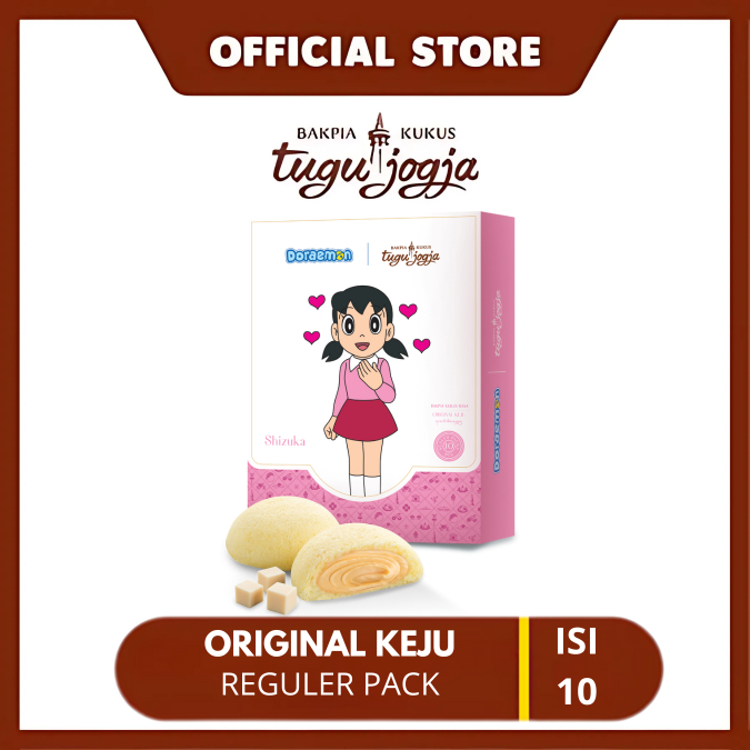 

Bakpia Kukus Tugu Jogja Original Keju- Reguler Pack (Shizuka)