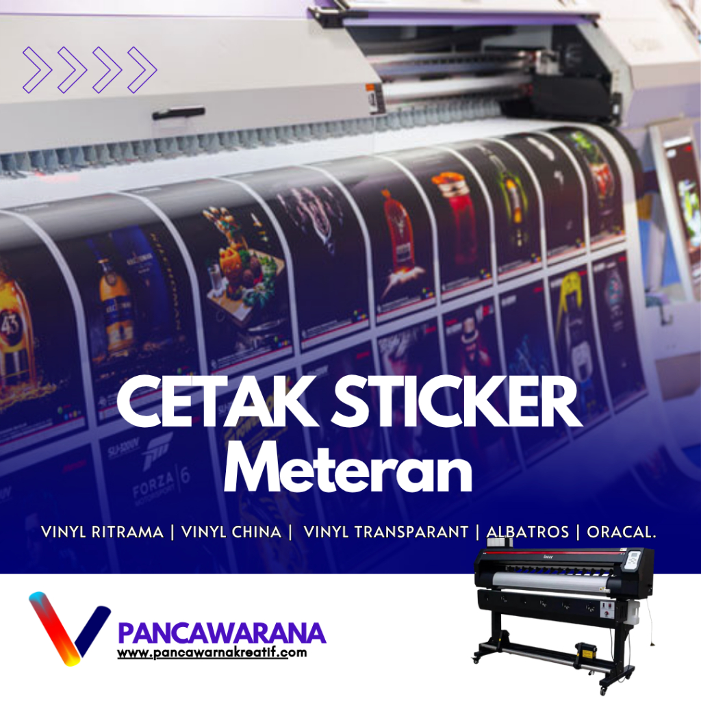 

CETAK STICKER VINYL METERAN - CEPAT - MURAH - BERKUALITAS