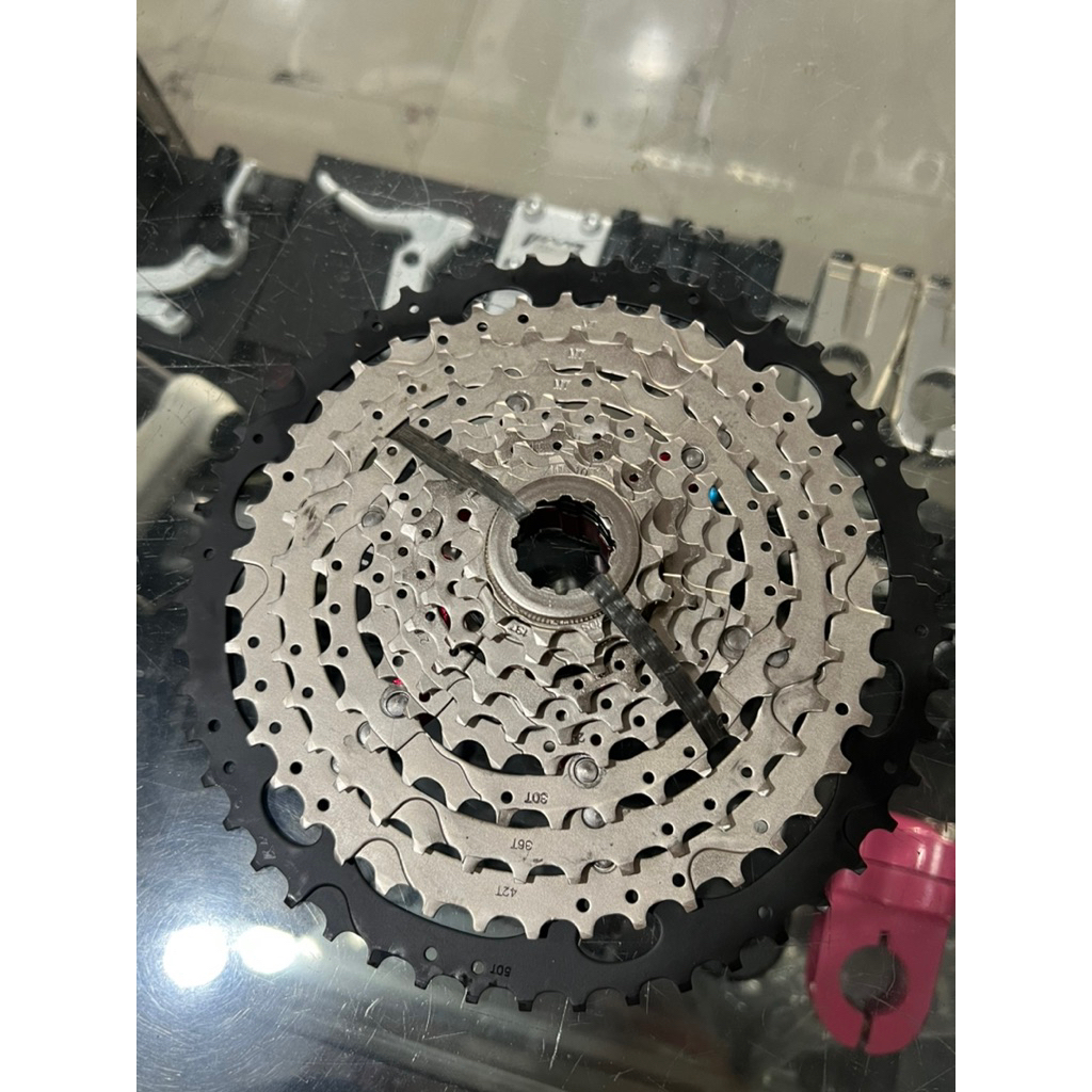 SPROCKET 10 SPEED 11 50T CASSETTE 11-50T UNTUK HUB SHIMANO SEPEDA GUNUNG GIR BELAKANG SPROKET