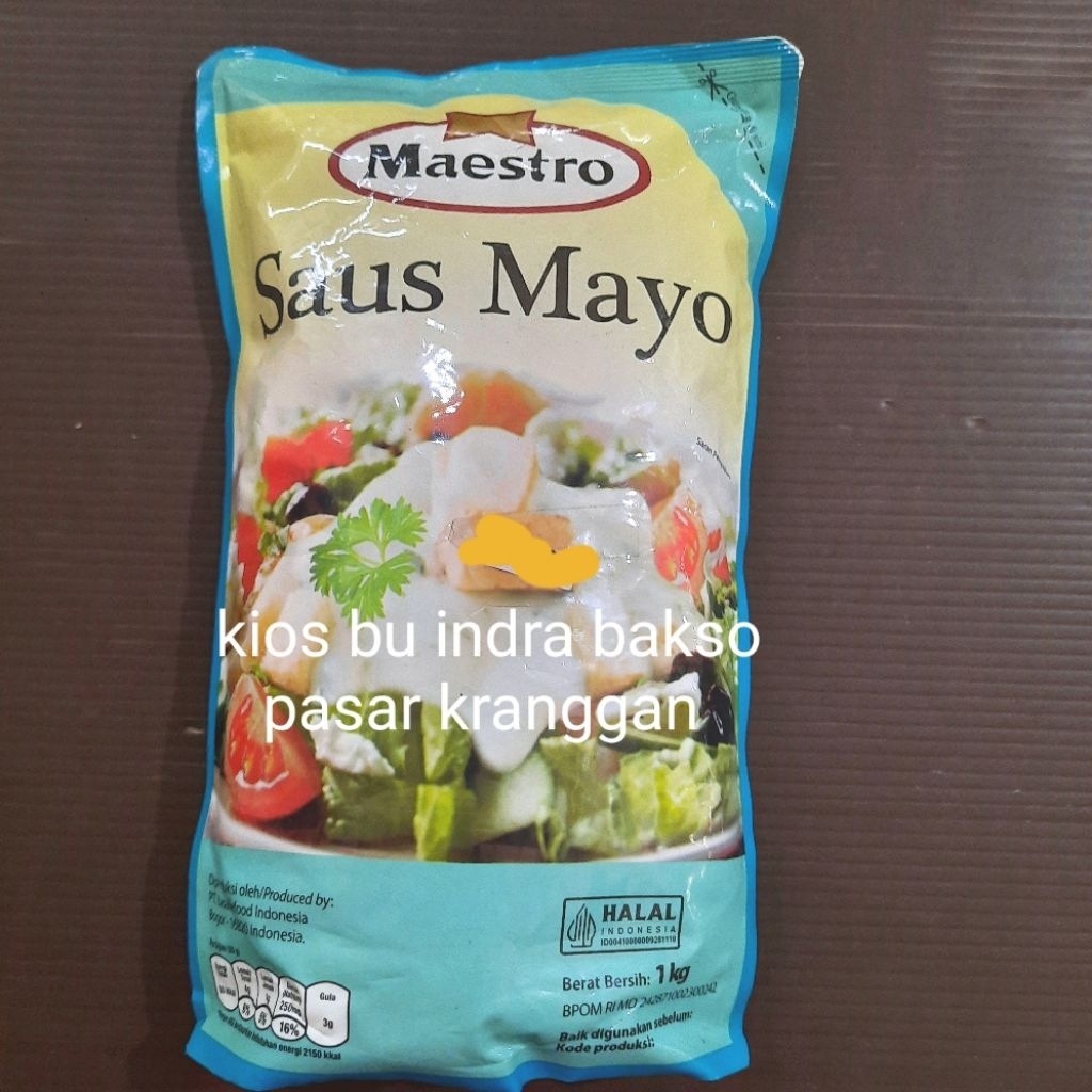 

maestro saus mayo manis 1 kg biru mayones