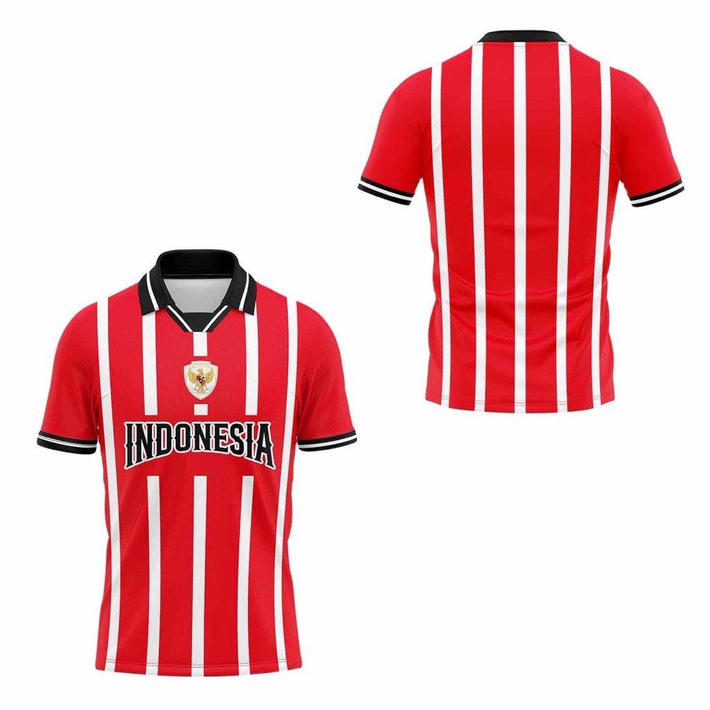 JERSEY RETRO TIMNAS INDONESIA / JERSEY VINTAGE INDONESIA
