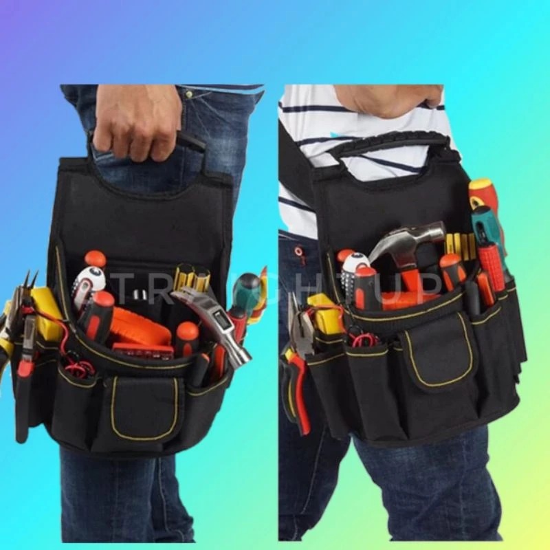 Tas Teknisi Tas Tukang listrik Tas perkakas pinggang//Tas perkakas
