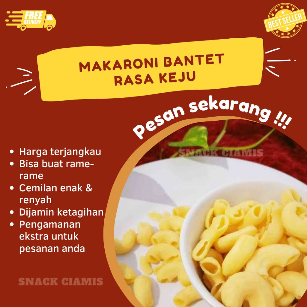 

MAKARONI KEJU 500 GRAM