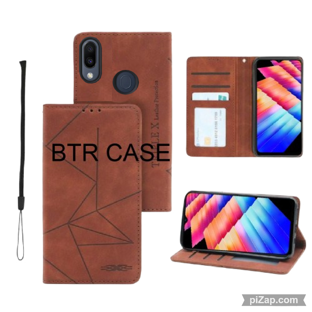 CASE HP SAMSUNG A10S CASING DOMPET KULIT FLIP COVER LEATHER SARUNG HP MOTIF