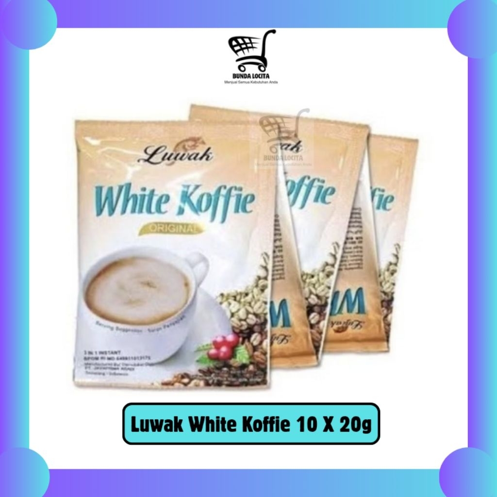 

Kopi Luwak White Koffie Renceng 10 Sachet