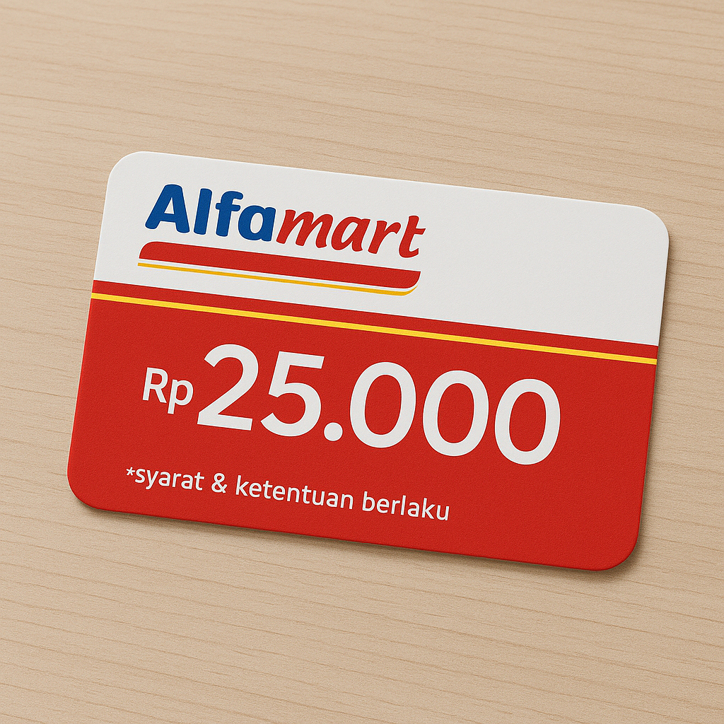 Voucher Alfamart 25.000 25Ribu 25K