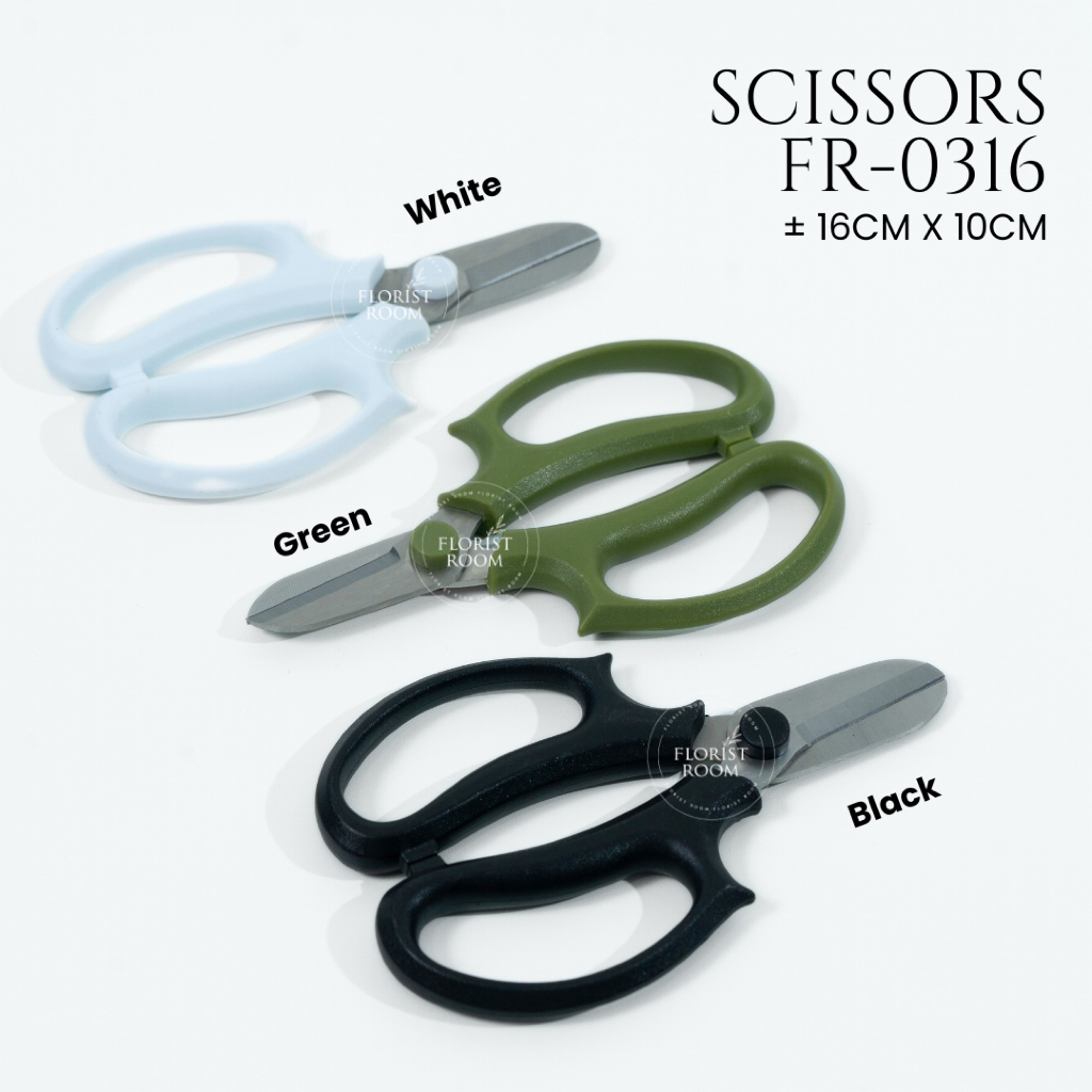 

Scissor FR-0316 - Gunting Korea - 16 cm x 10 cm - Gunting Batang Bunga - Tangkai - Flower Stem - Pruner
