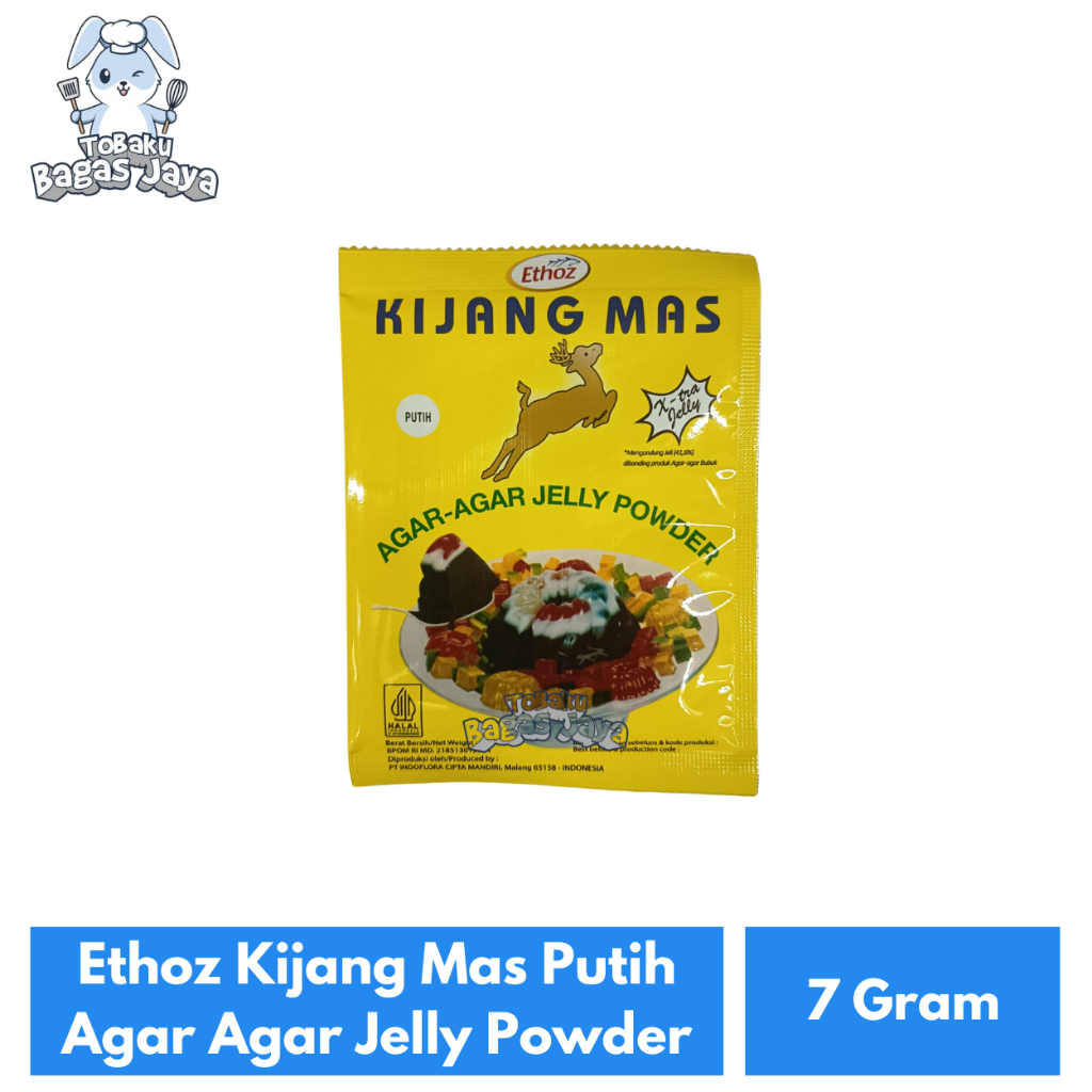 

Ethoz Kijang Mas Putih Agar - Agar Jelly Powder 7 Gram