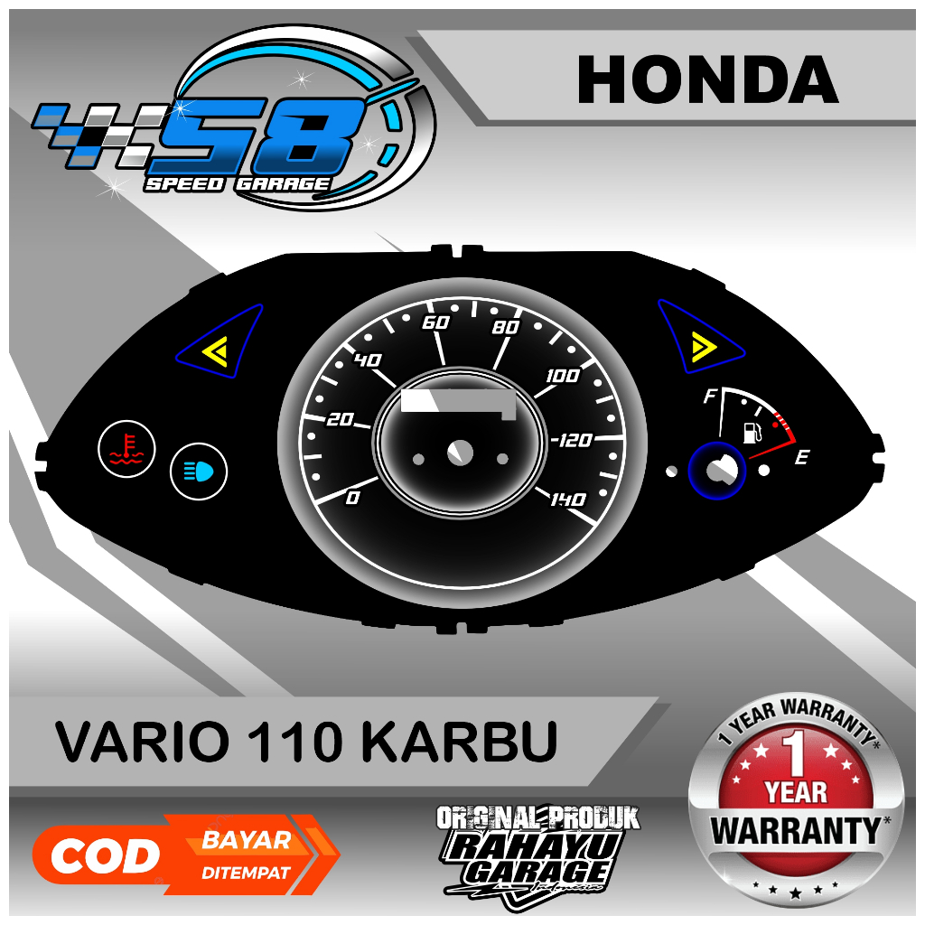 PAPAN SPEEDOMETER CUSTOM VARIO 110 KARBU
