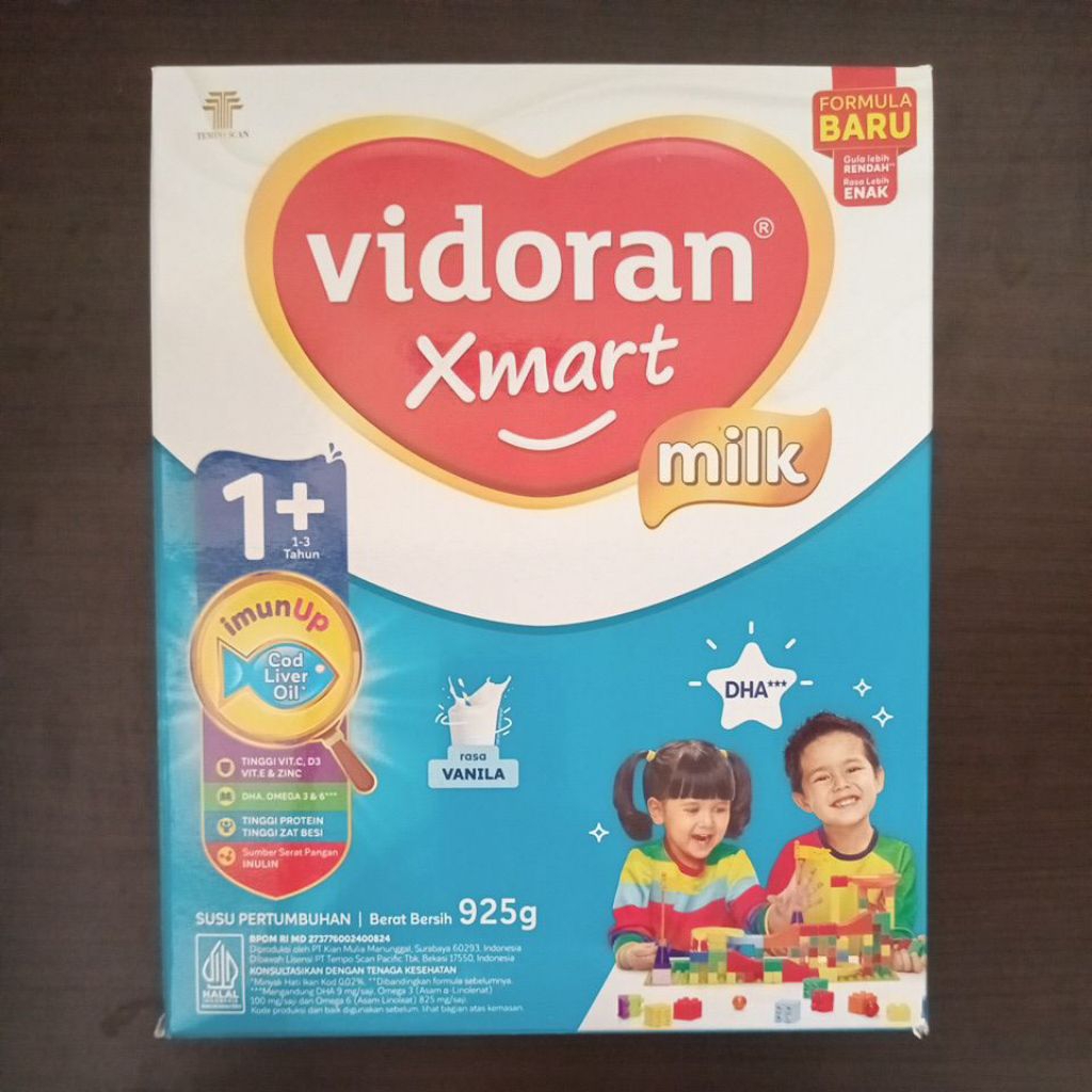 

Vidoran Xmart 1+ 925 gram (Vanila)