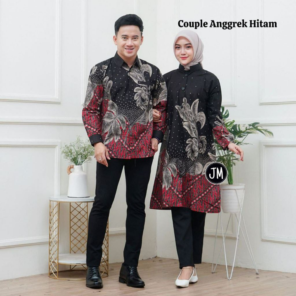 KAIN BATIK Motif HITAM ANGGREK asli Pekalongan berbahan 100% KATUN PRIMA. halus,adem,dan Nyaman saat
