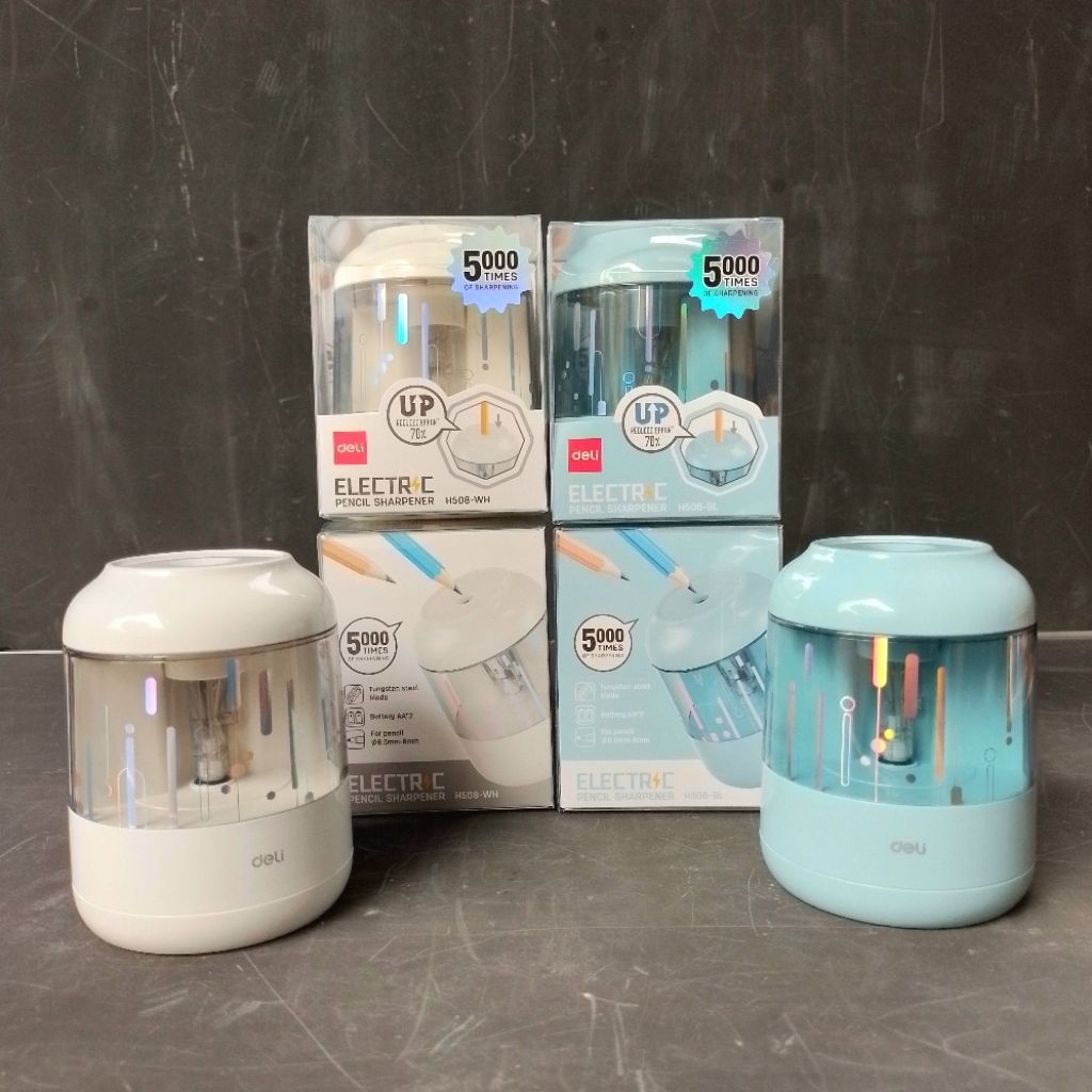 

Serutan Mesin Sharpener Electric Pencil Deli H508 ( Pcs ) [ Original ]