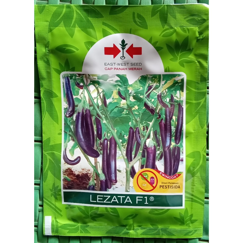 Benih bibit terong ungu panjang F1 Lezata  Cap Panah Merah