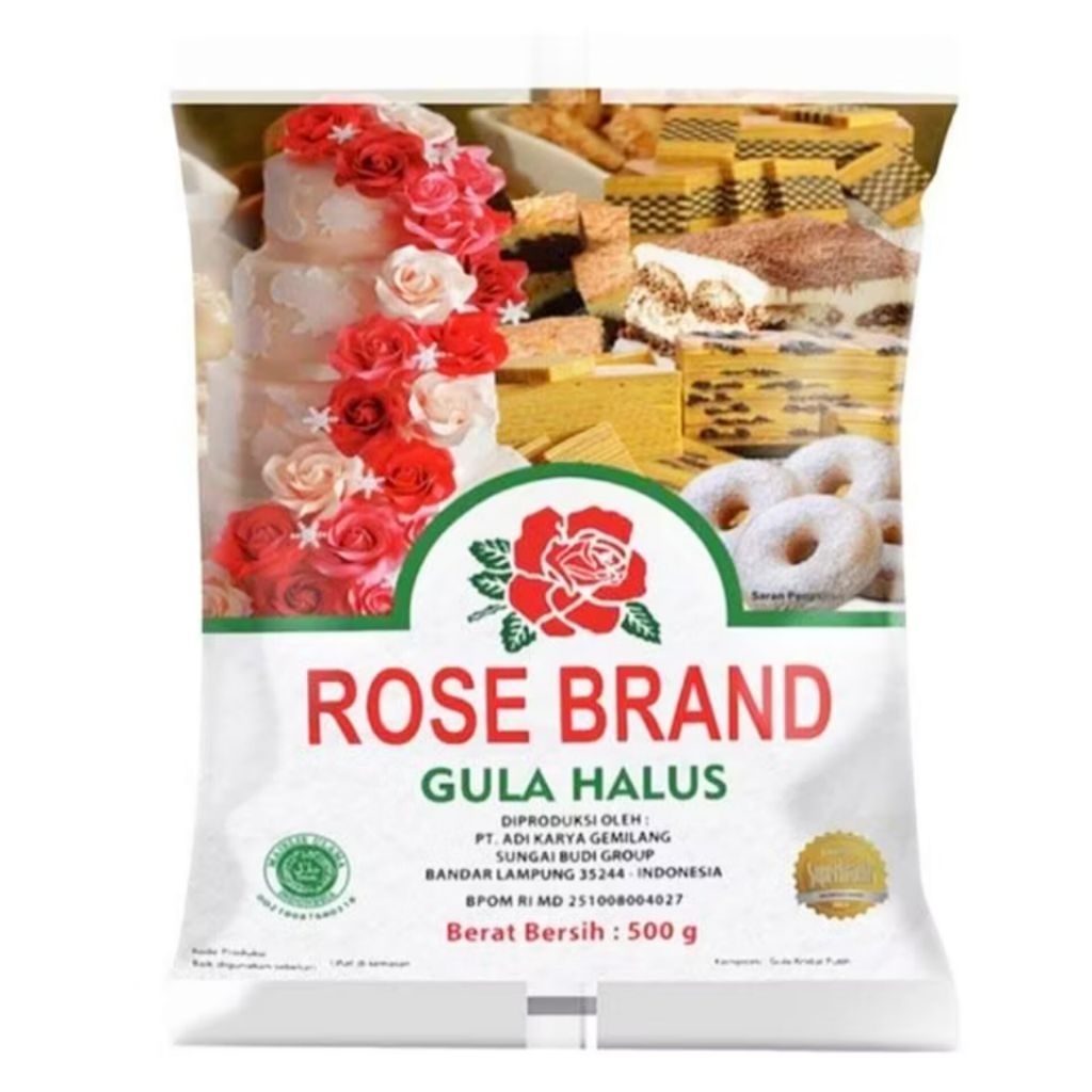 

Rose Brand Gula Halus 500gr