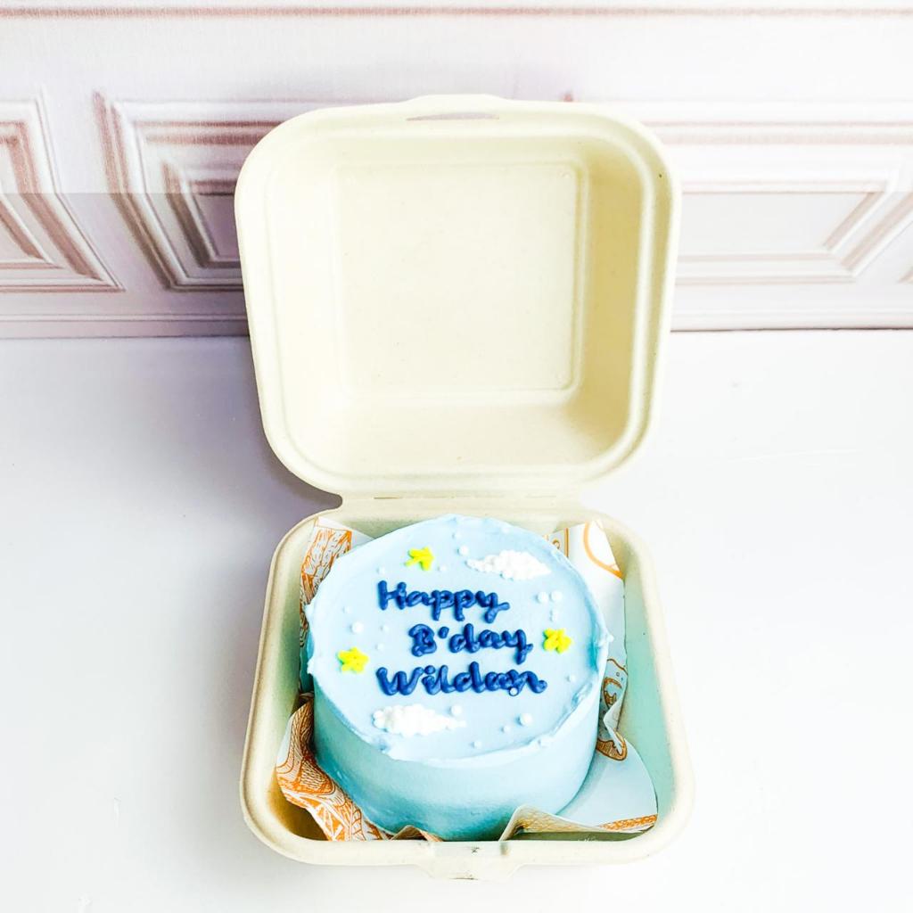 

Kue Ulang Tahun/Korean cake Biru Langit/Korean Mini Cake/Korean Cake Jakarta