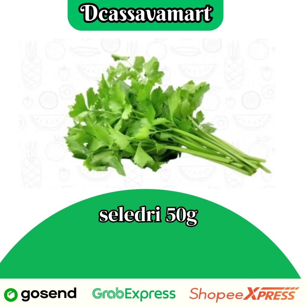 

sayuran fresh Daun Seledri Fresh 50gr - paket instan 1jam sampai