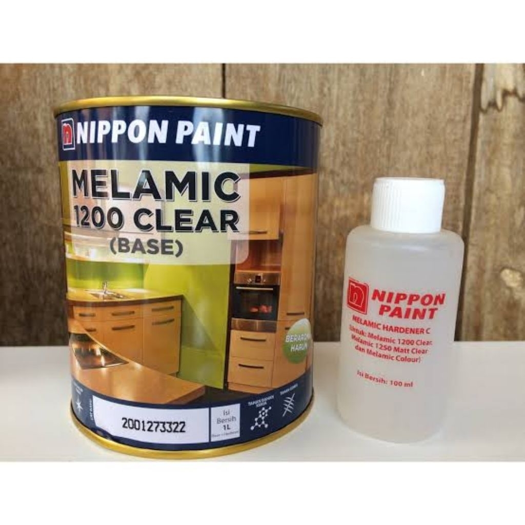 MELAMIC CLEAR BASE NIPPON 1250 Doff + OBAT UKURAN 1KG