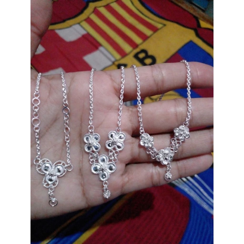 kalung perak asli wanita