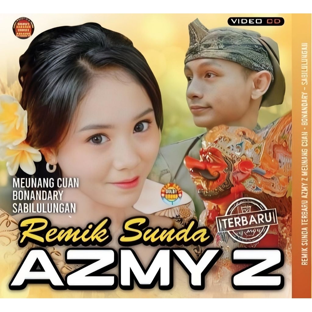 KASET CD VIDIO MUSIK LAGU REMIX SUNDA FULL ALBUM AZMY Z - KASET CD AUDIO MOBIL LAGU SUNDA