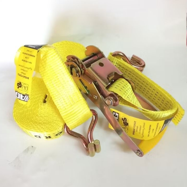 Rachet Tie Down Track Belt Sabuk Pengaman Barang Logistik ukuran 10x50 Ton
