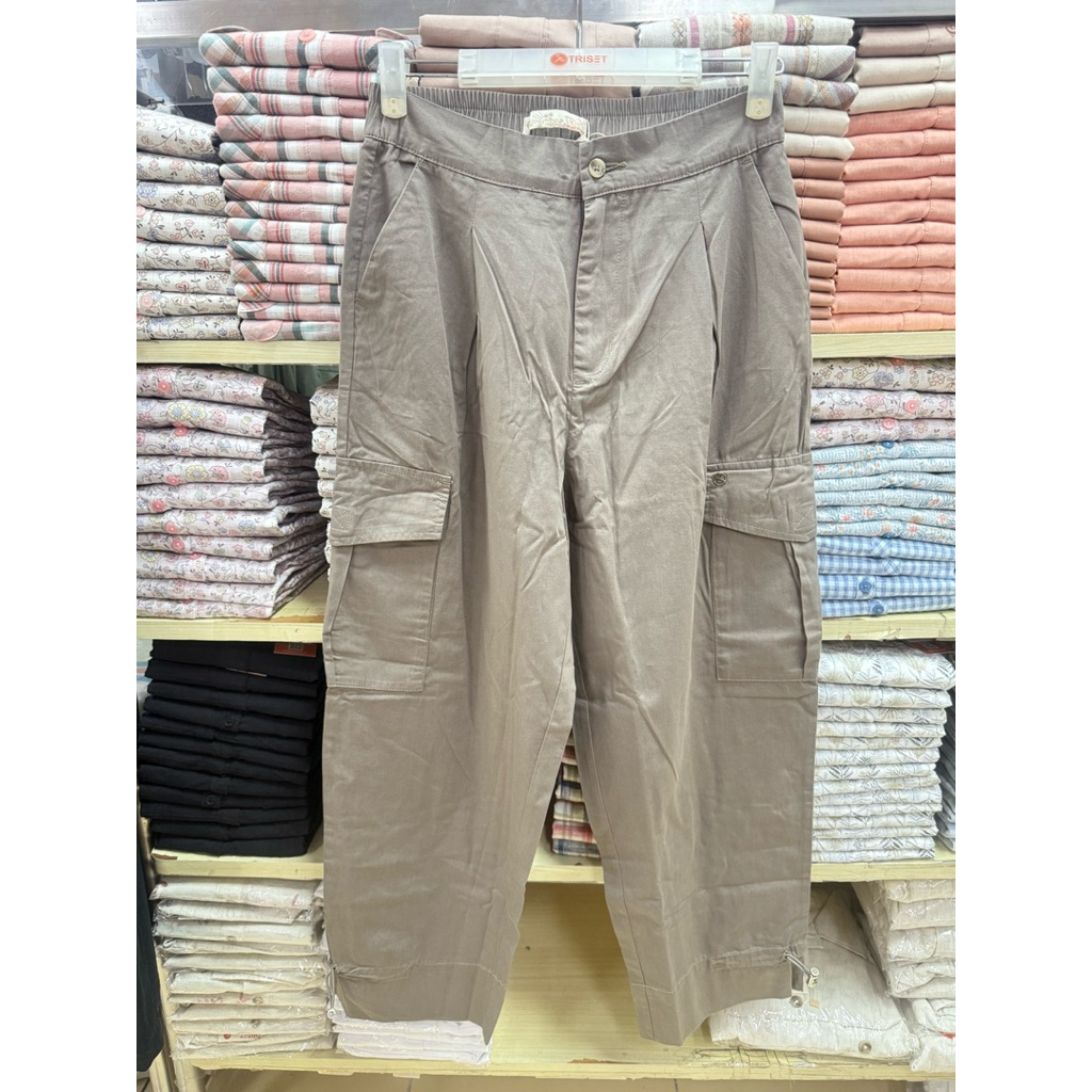 triset celana cargo wanita