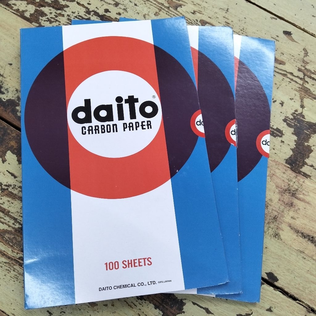 

(100 pcs )Kertas/Paper Carbon/Carbon Daito Hitam F4/ Carbon Daito F4 100 pcs