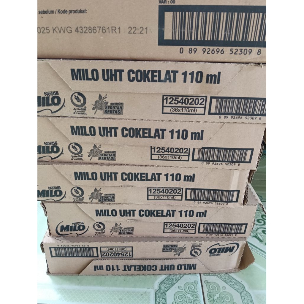 

Susu Milo uk 110ml x36