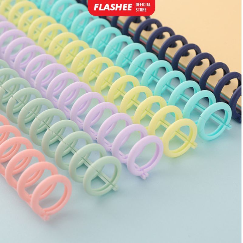 

Ring Binder DIY Spiral Binder Strip Loose Leaf Binding Strip Orange