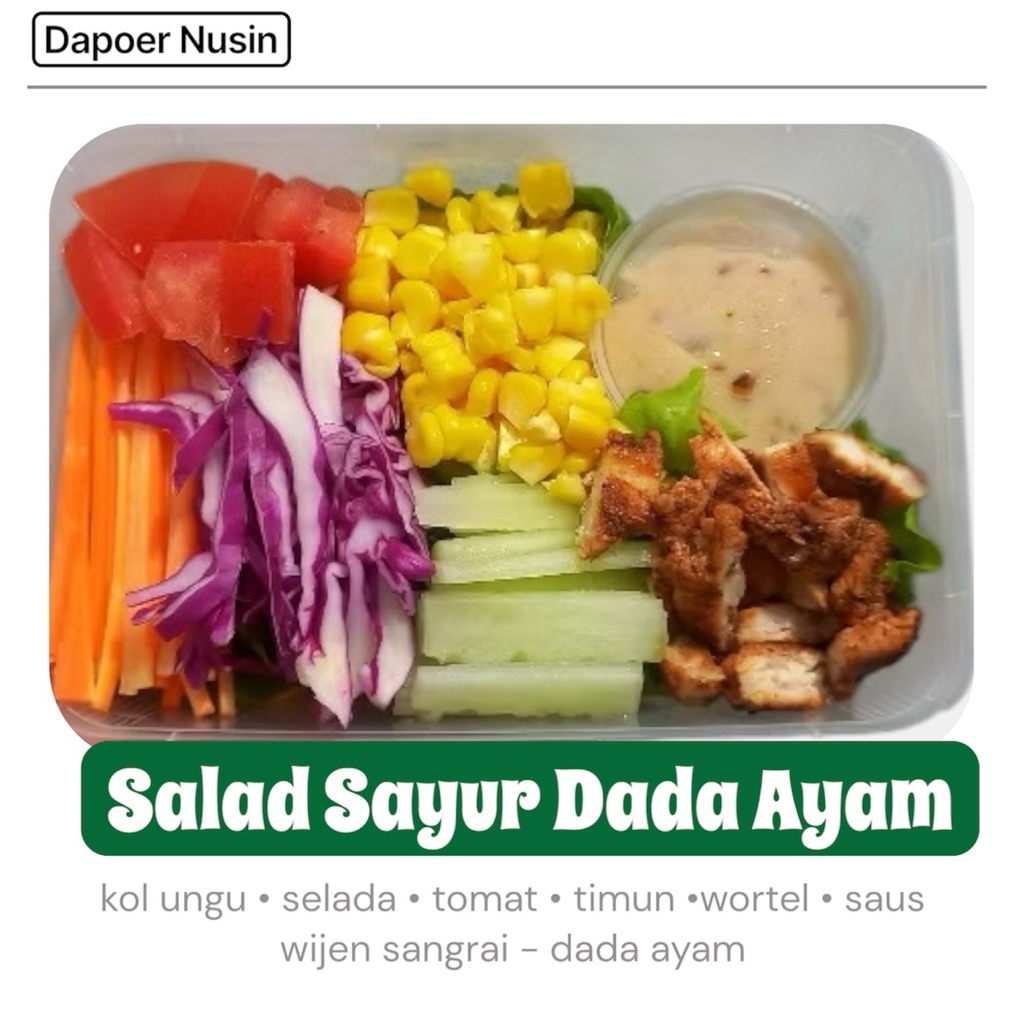 

Salad Sayur Dada Ayam