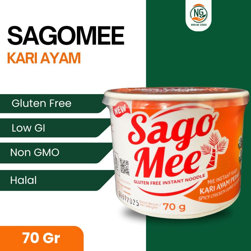 

Sago Mee Sagomee Mie Instan Sagu Bangka Rasa Kari Ayam